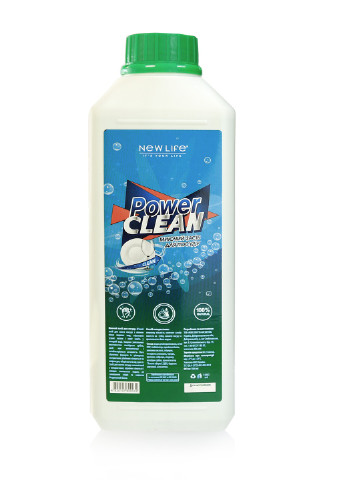 Моющее средство для посуды Power Clean 1 литр New LIFE (252665148)