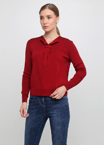 Бордовый демисезонный пуловер пуловер Cos