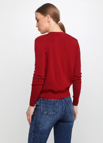 Бордовый демисезонный пуловер пуловер Cos