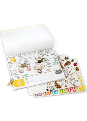 Набор для творчества Альбом раскрасок-наклеек Цифры (MD8566) Melissa&Doug (249598774)
