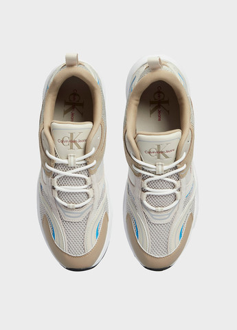 Бежевые всесезонные кроссовки Calvin Klein Jeans