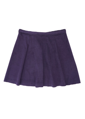 Фиолетовая кэжуал однотонная юбка C&A клешированная