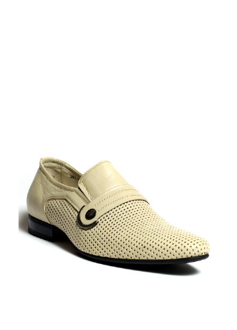 Кэжуал бежевые мужские туфли Kepper без шнурков