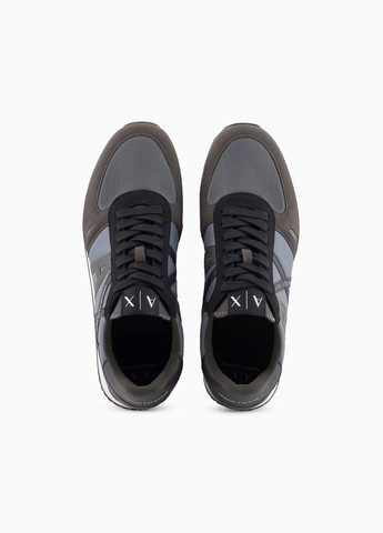 Цветные демисезонные кроссовки Armani Exchange