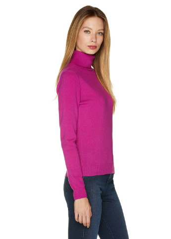 Фуксиновый демисезонный свитер United Colors of Benetton