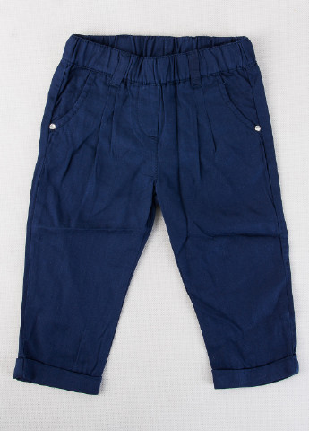 Темно-синие кэжуал демисезонные зауженные брюки Fagottino