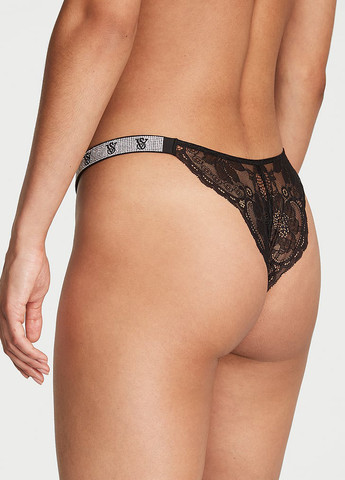 Чорний демісезонний комплект (бюстгальтер, трусики) Victoria's Secret