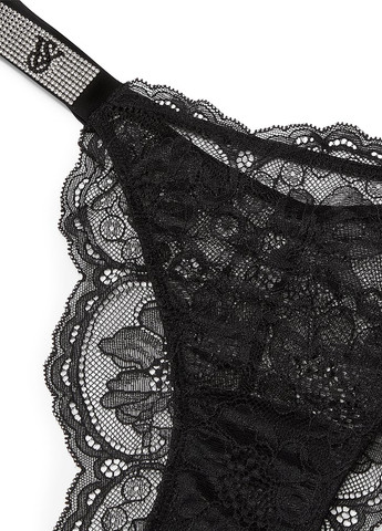 Чорний демісезонний комплект (бюстгальтер, трусики) Victoria's Secret