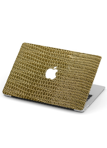 Чохол пластиковий для Apple MacBook Air 13 A1466 / A1369 Кожа (Leather golden scaly textures) (6351-2729) MobiPrint (219124320)