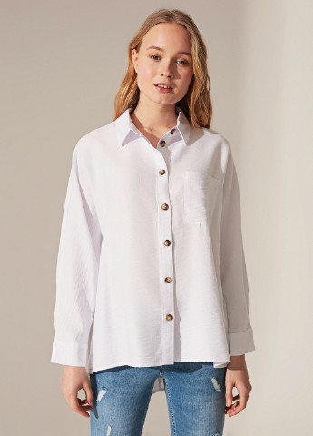 Белая демисезонная блуза LC Waikiki