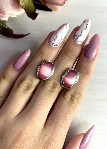 Серьги Silver Flame (152533227)