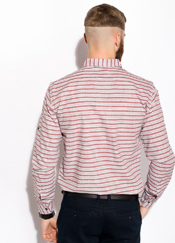 Бордовая кэжуал рубашка в полоску Sayfa