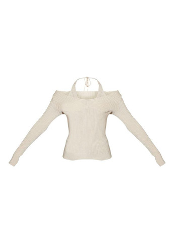 Светло-бежевый демисезонный свитер PrettyLittleThing