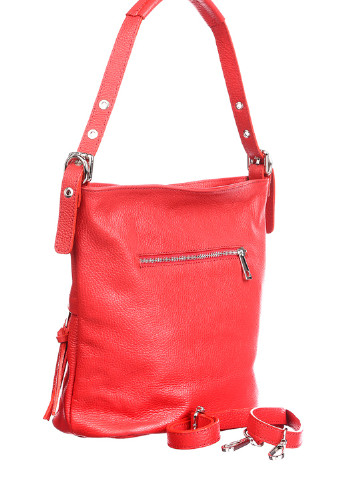 Красная кожаная сумка на плечо Conte Frostini (254368027)