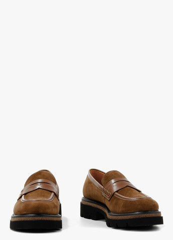 Le'BERDES Туфлі лофери коричневий з натуральний нубук, україна — демісезон (322646290)
