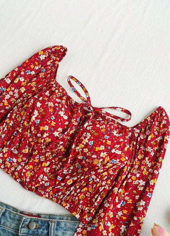 Красная блуза SHEIN