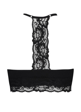 Чорний топ бюстгальтер Hunkemoller без кісточок поліамід