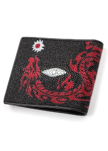 Чоловіче шкіряне портмоне 11,5 х9 см Stingray Leather (252132629)