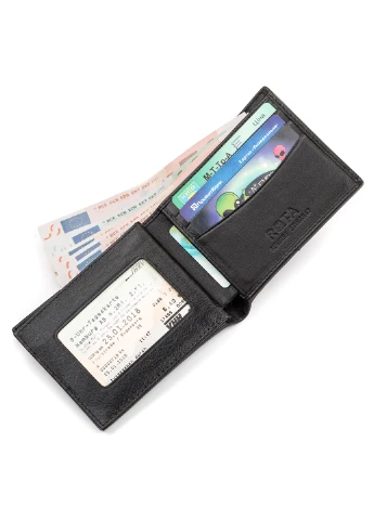 Чоловіче шкіряне портмоне 11,5 х9 см Stingray Leather (252132629)