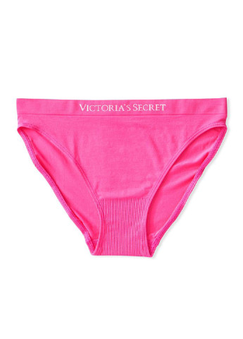 Трусы Victoria's Secret слип логотипы розовые повседневные полиамид