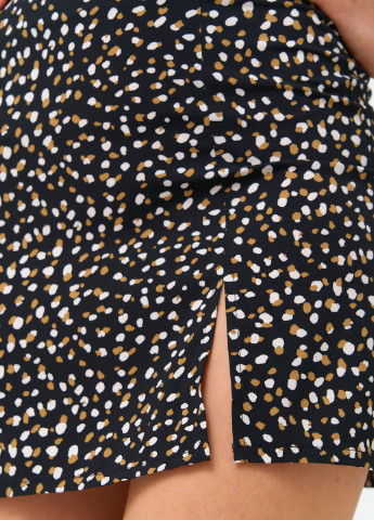 Черная кэжуал в горошек юбка KASTA design а-силуэта (трапеция)