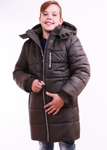 Оливковая (хаки) зимняя зимняя куртка-пальто p38 Luxik Стеганное пальто