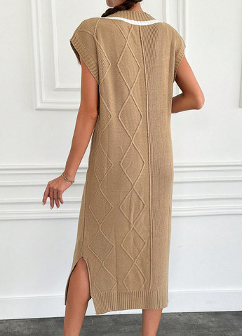 Демисезонный женский сарафан SHEIN однотонный