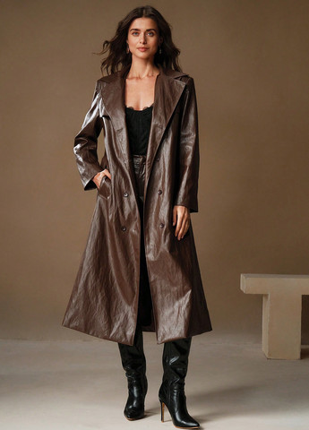 Плащ SHEIN тренчкот на пуговицах демисезон (341286326)