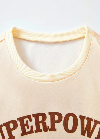 SHEIN свитшот рисунок пудровый кэжуал полиэстер