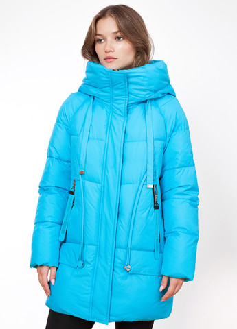 Синяя зимняя куртка куртка-пальто Peercat