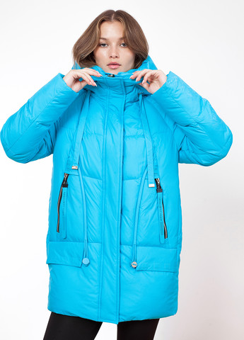 Синяя зимняя куртка куртка-пальто Peercat