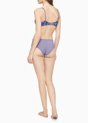 Фиолетовый бюстгальтер Calvin Klein с косточками нейлон