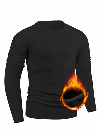 Черный демисезонный свитер джемпер SHEIN