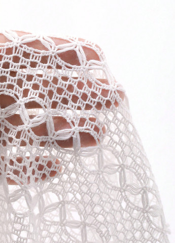 Білий літній комплект (ліф, трусики, спідниця) танкіні, халтер, роздільний SHEIN