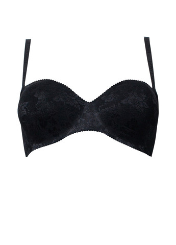 Чорний балконет бюстгальтер Marc & André з кісточками поліамід