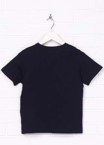 Темно-синяя летняя футболка с коротким рукавом Lupilu