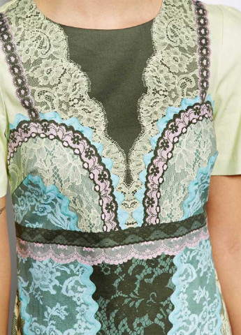 Комбинированное вечернее платье Emma Cook с цветочным принтом