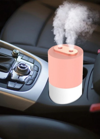 Акумуляторний зволожувач повітря H2O Double 400мл, рожевий No Brand (252821789)