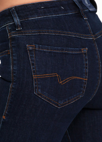 Джинсы Bogner завужені однотонні темно-сині джинсові