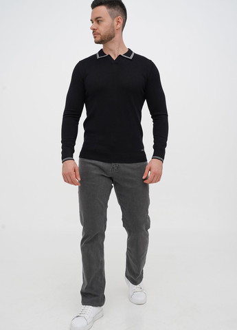 Черный демисезонный пуловер пуловер Trend Collection