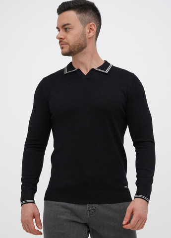 Черный демисезонный пуловер пуловер Trend Collection