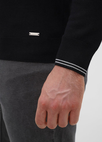 Черный демисезонный пуловер пуловер Trend Collection