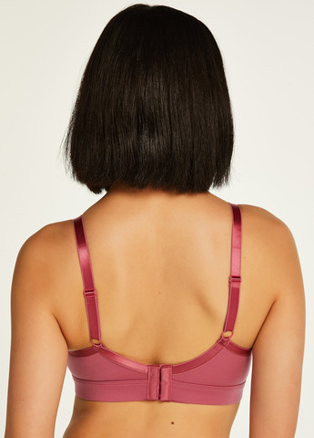 Розовый топ бюстгальтер Hunkemoller без косточек полиамид