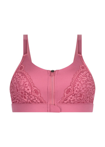 Розовый топ бюстгальтер Hunkemoller без косточек полиамид