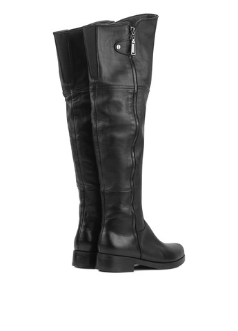 Черные осенние ботфорты Alromaro с молнией