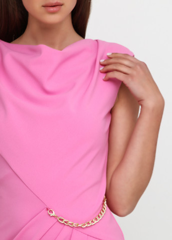 Рожева кежуал плаття, сукня Rinascimento однотонна