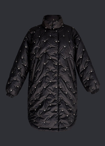 Черная демисезонная куртка Gepur