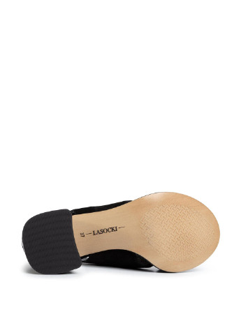 Черные сандалі Lasocki без застежки