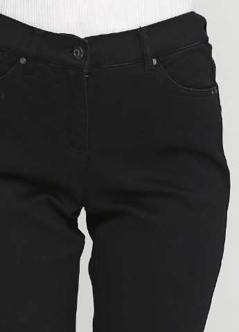 Черные кэжуал демисезонные зауженные брюки Brandtex Collection