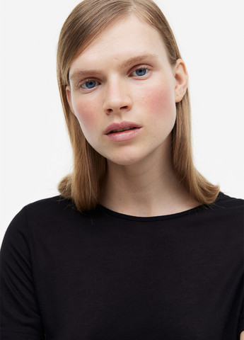 Чорна кежуал сукня сукня-футболка H&M однотонна